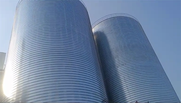 内蒙古2座混凝土高架卷板仓